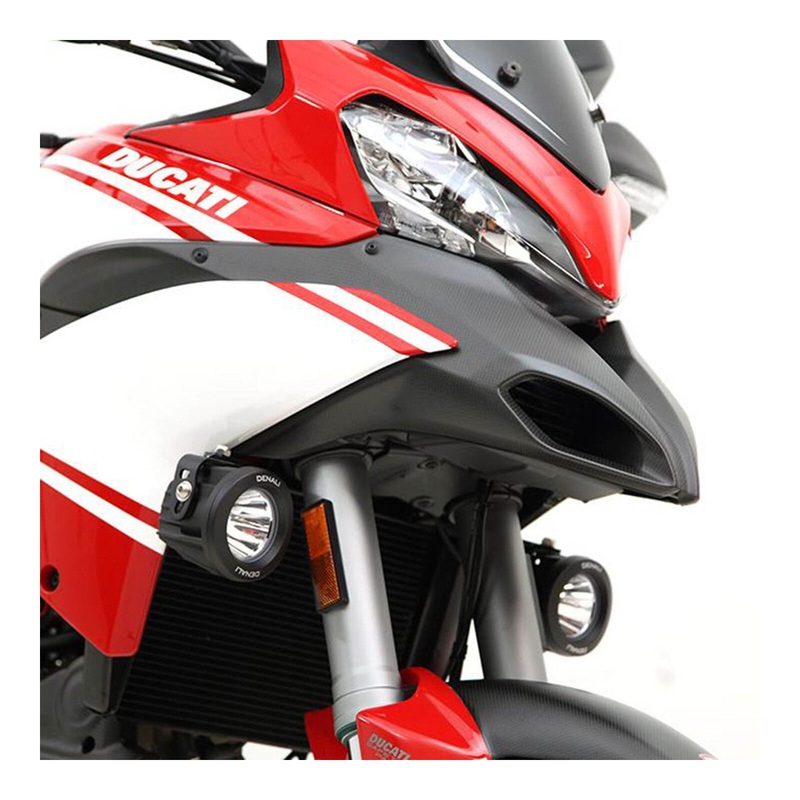 Denali Auxiliary Light Mount Brackets – Ducati Multistrada 1200 (All) ’10-’14