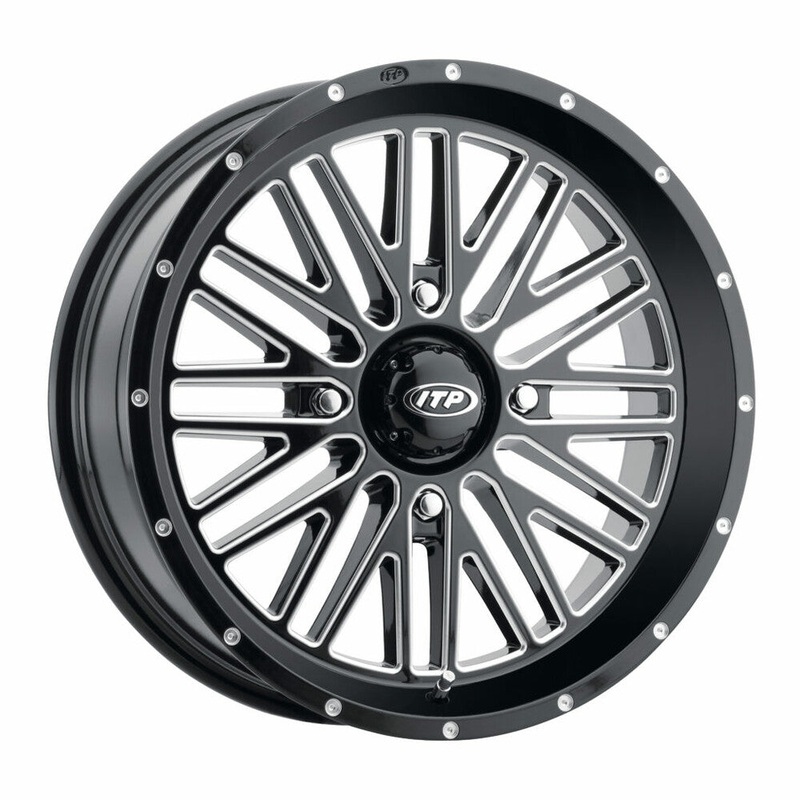 ITP Momentum Wheel – 20×6.5 – 4+2.5 Offset – 4/137 – Gloss Black/Machined 20MT118BX