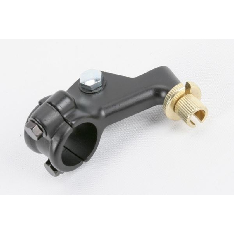 Parts Unlimited Two-Piece Left Lever Holder without Mirror Holes – Black 5HD-83911-00