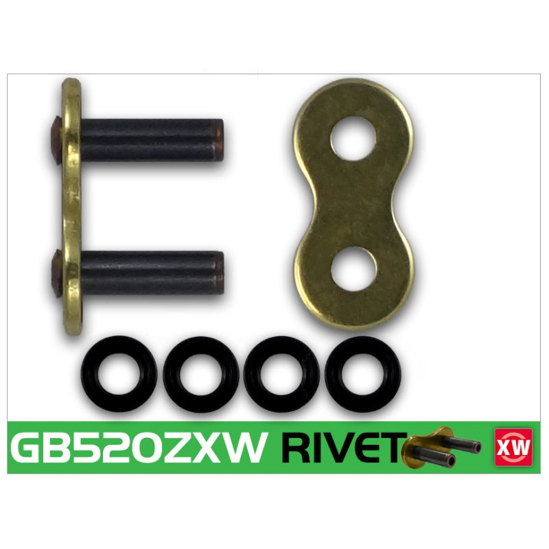 RK Chain GB520ZXW-RIVET – Gold