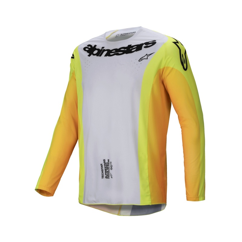 ALPINESTARS 2025 TECHSTAR MELT JERSEY – YELLOW BLACK S