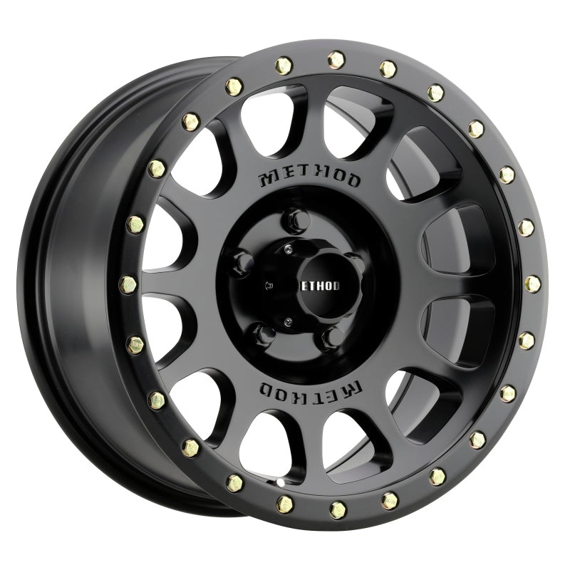 Method MR305 NV 16×8 0mm Offset 5×4.5 83mm CB Matte Black Wheel