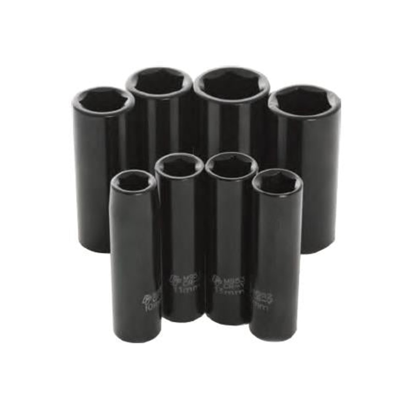 Performance Tools 3/8in. Metric Impact Socket Set – Shallow M589DB