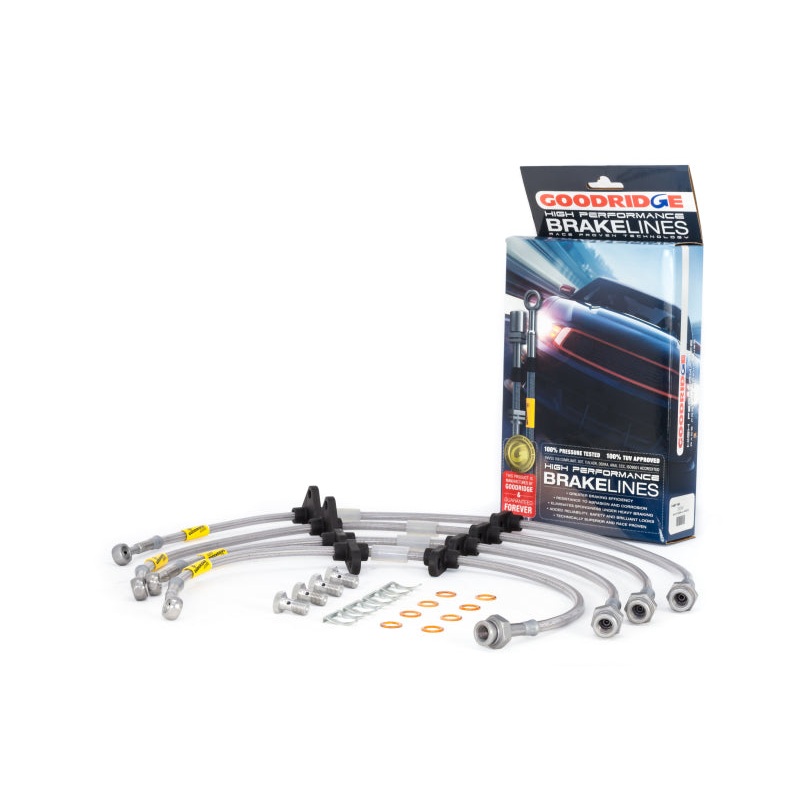 Goodridge 90-93 Acura Integra Stainless Steel Brake Line Kit