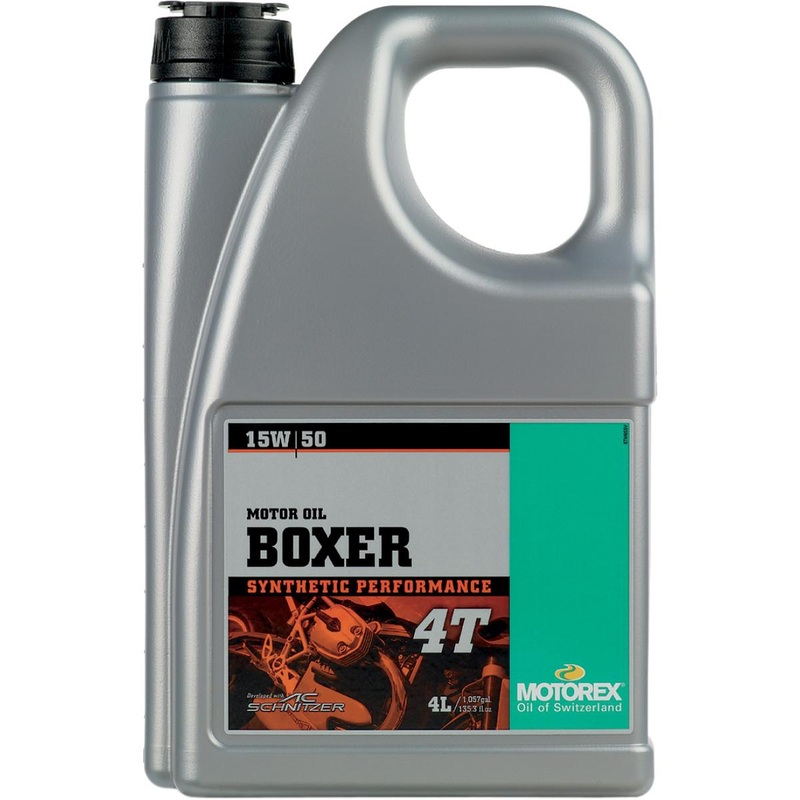 Motorex Boxer 4T Oil – 15W50 – 4L. 102295