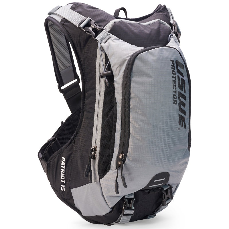 USWE Patriot MTB Protector Pack 15L – Grey/Black