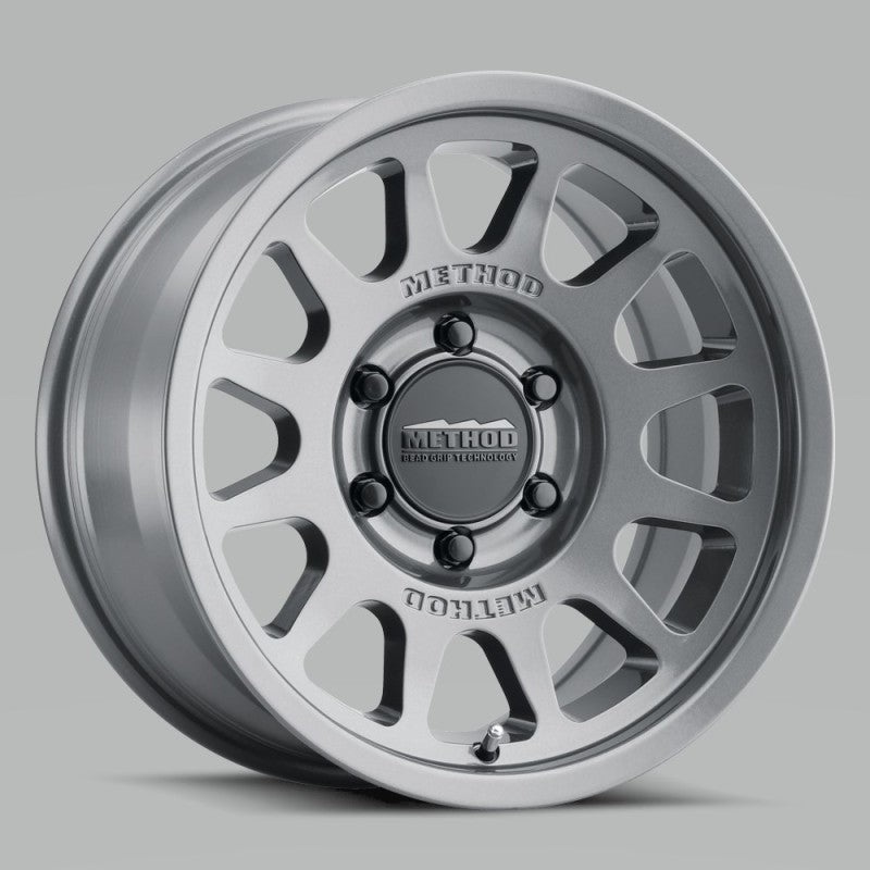 Method MR703 17×8.5 0mm Offset 6×5.5 106.25mm CB Gloss Titanium Wheel