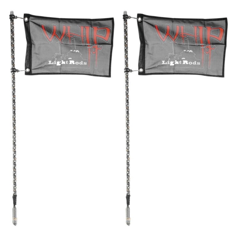 Whip-It Premium Bluetooth RGB Light Rods – Pair – Black – 3ft. SB-RGBBT-132