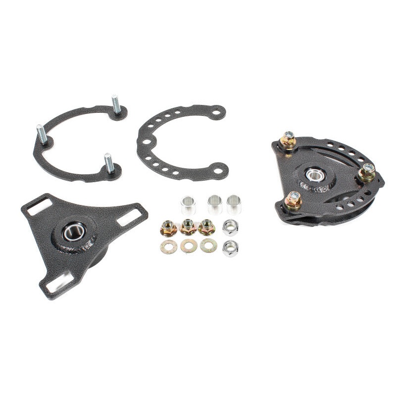 BMR 15-17 S550 Mustang Caster Camber Plates – Black Hammertone