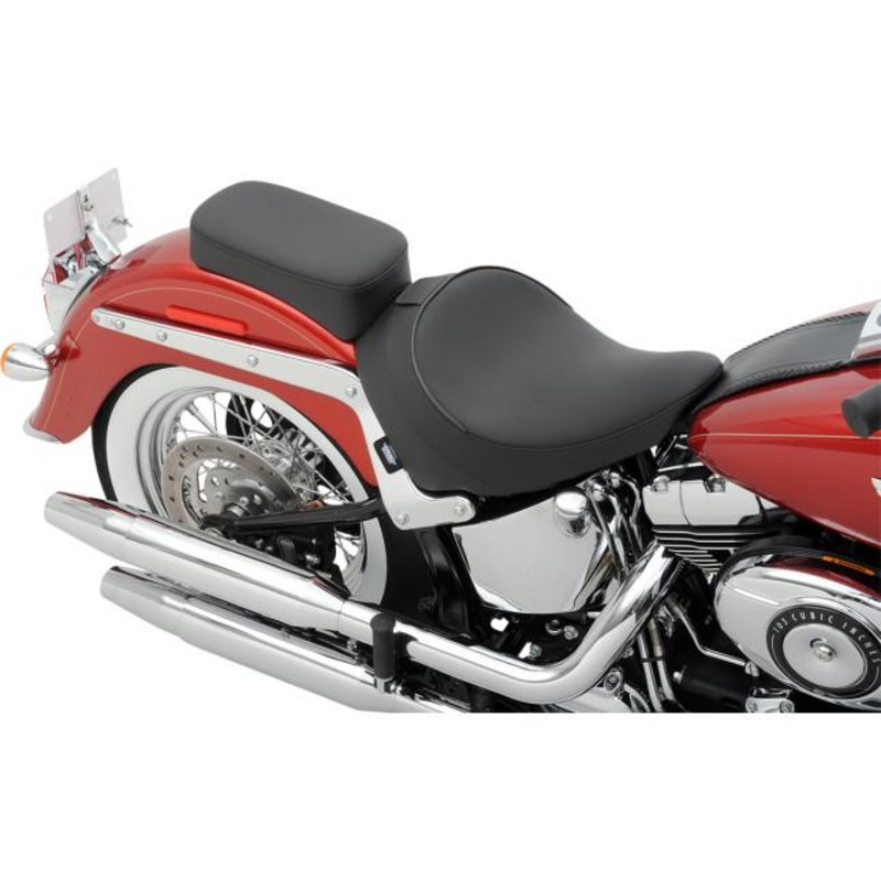 Drag Specialties Solo Seat with Optional EZ Glide Backrest System – Smooth 0802-0806