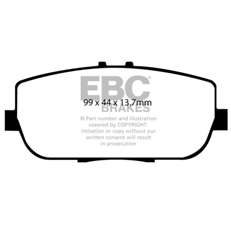 EBC 06-15 Mazda Miata MX5 2.0 Yellowstuff Rear Brake Pads
