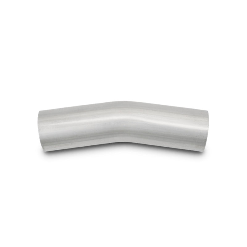 Vibrant 3in O.D. T304 SS 15 deg Mandrel Bend 5in x 5in leg lengths (5in Centerline Radius)