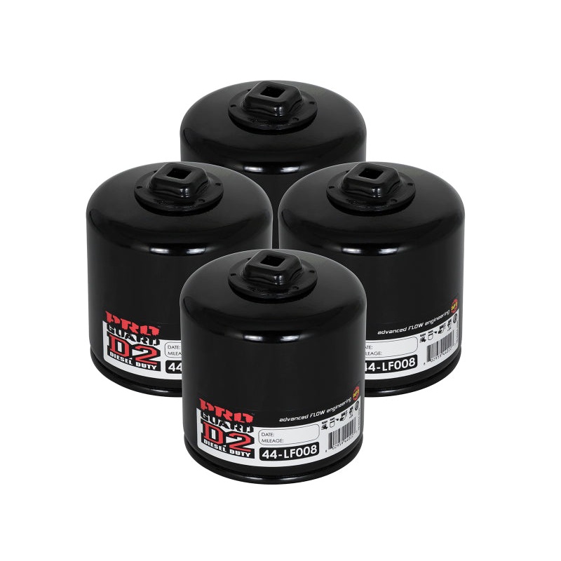 aFe Pro GUARD D2 Oil Filter 93-11 Ford Gas Trucks V8 4.6L/5.4L/5.8L (4 Pack)