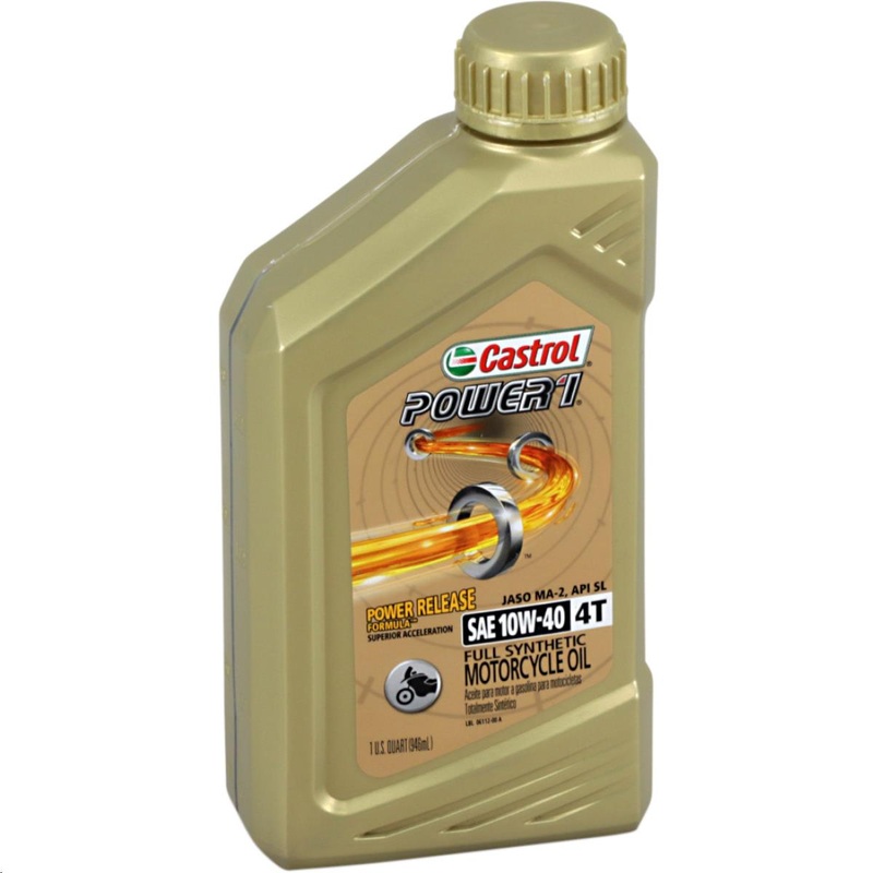 Castrol Power 1 Racing 4T Motorcycle Oil – 10W40 – 1qt. 159DA7