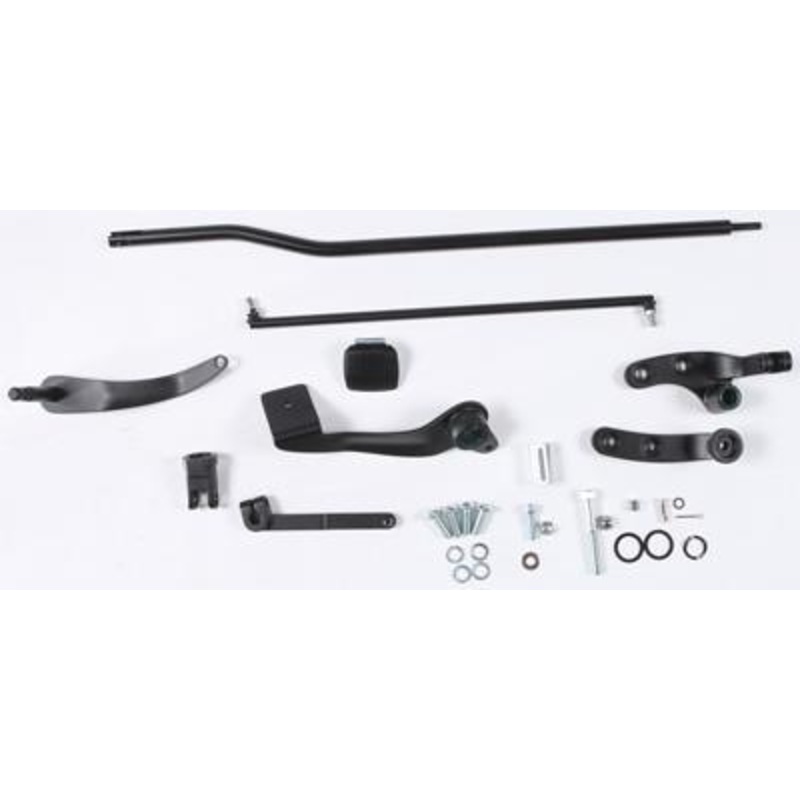 HardDrive Forward Control Kit with Black Mounting Plate without Shifter Pegs 121023