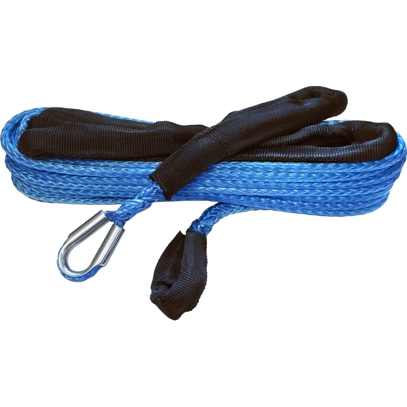 KFI Products Rope Extension Kit – 1/4in.x50ft. – Blue SYN-EXT-B50