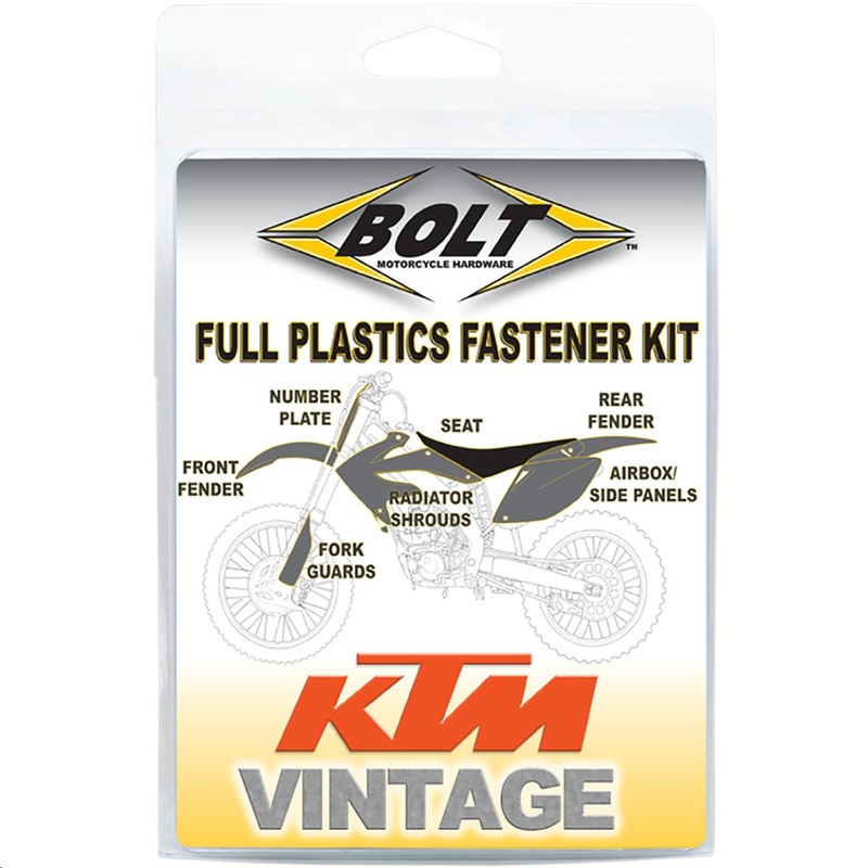 Bolt MC Hardware Plastic Fastener Kit KTM-9802102
