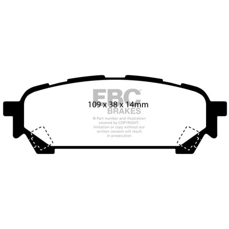 EBC 04-06 Saab 9-2X 2.0 Turbo Ultimax2 Rear Brake Pads