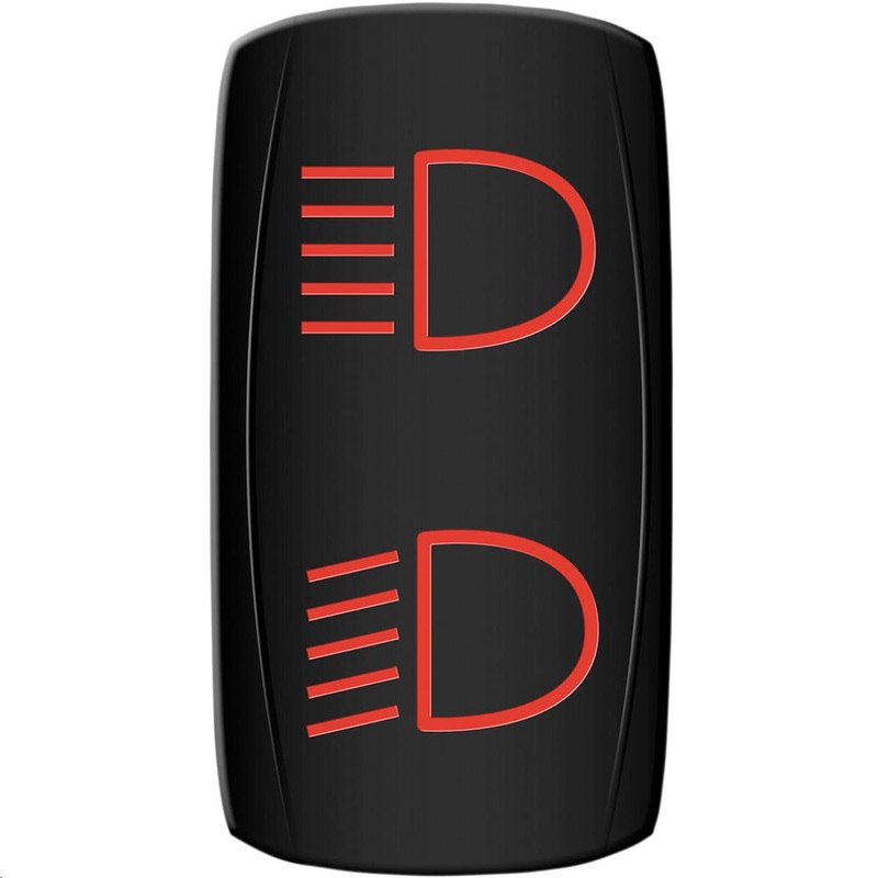 Moose Utility Hi/ Low Headlight Rocker Switch – Blue 2106-0510