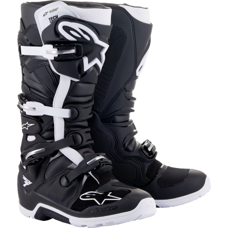 alpine star 482-29511 Tech 7 Enduro Drystar Boots Black/White Sz 11