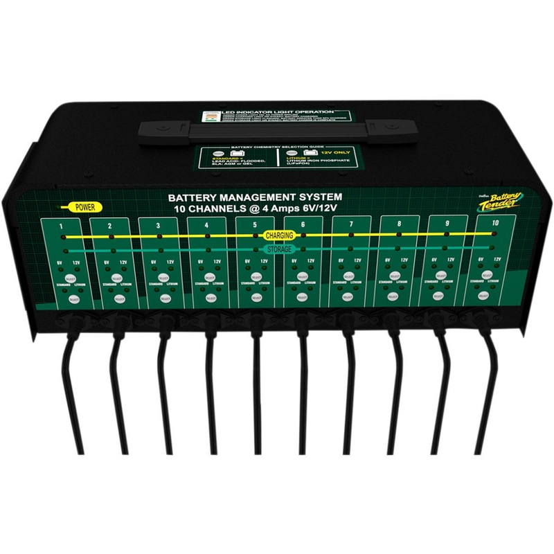 Battery Tender 10-Unit Battery Charger 021-0134-DL-WH