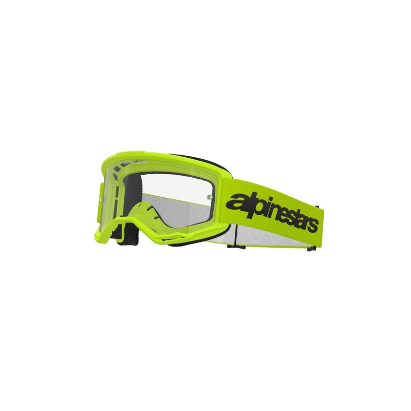 ALPINESTARS VISION 3 WOODMARK GOGGLES – YELLOW FLUO CLEAR