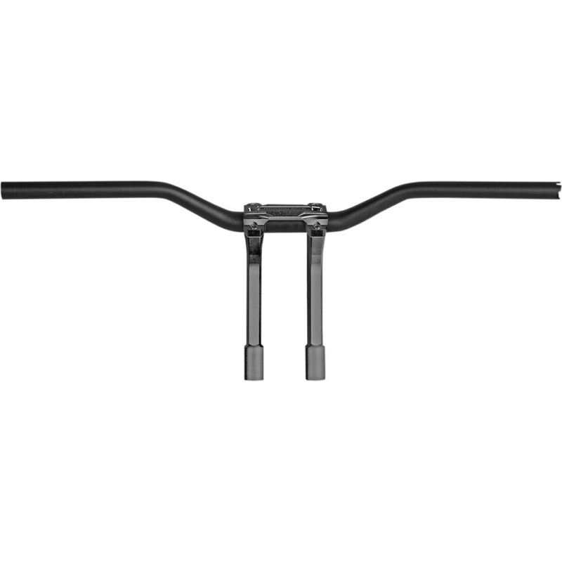 Performance Machine Handlebar Assembly – External Wiring – Black Ops 0208-2186M-SMB