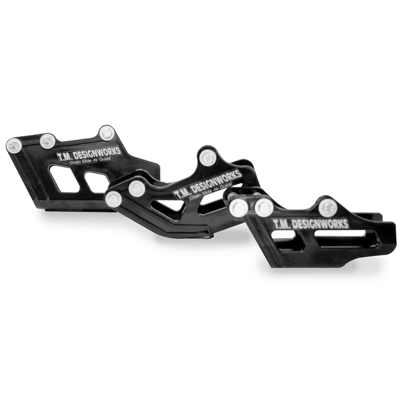T.M. Designworks Factory Edition 2 Rear Chain Guide – Black RCG-KT3-BK