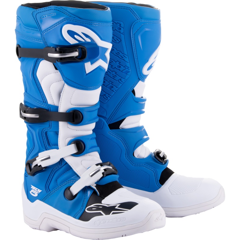 alpine star 482-32309 Tech 5 Boots Blue/White Sz 9