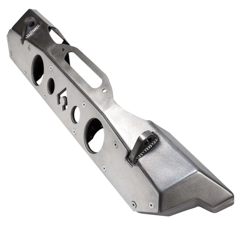 Artec Industries Jeep JK Pwdr Coat Nighthawk Front Bumper w/ Alum Skid Black Pwdr Coat