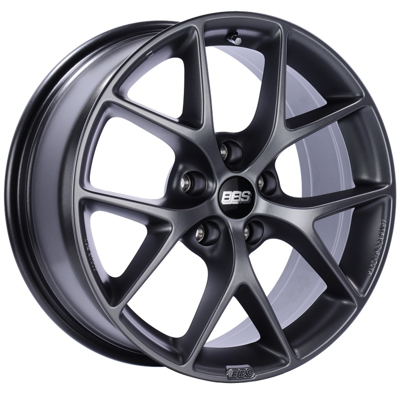 BBS SR 18×8 5×112 ET45 Satin Grey Wheel -82mm PFS/Clip Required