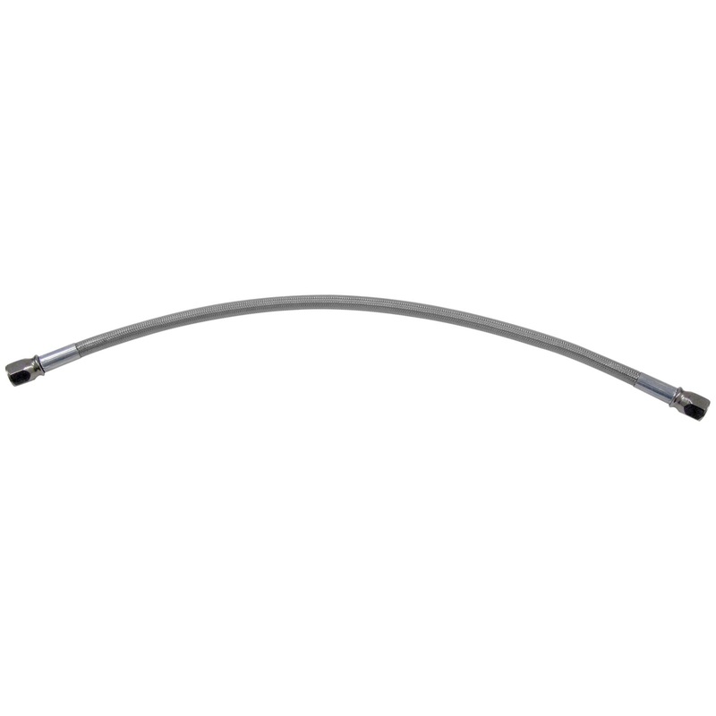 Goodridge Universal Clear Coat Brake Hose with Chrome Ends – 18in. 80318