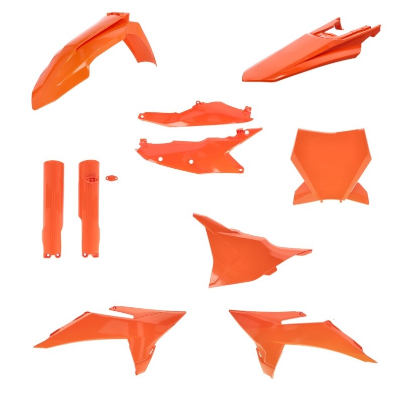 Acerbis 2025 KTM 125-450 SX/ SX-F/XC/XC-F Full Plastic Kit – 16 Orange