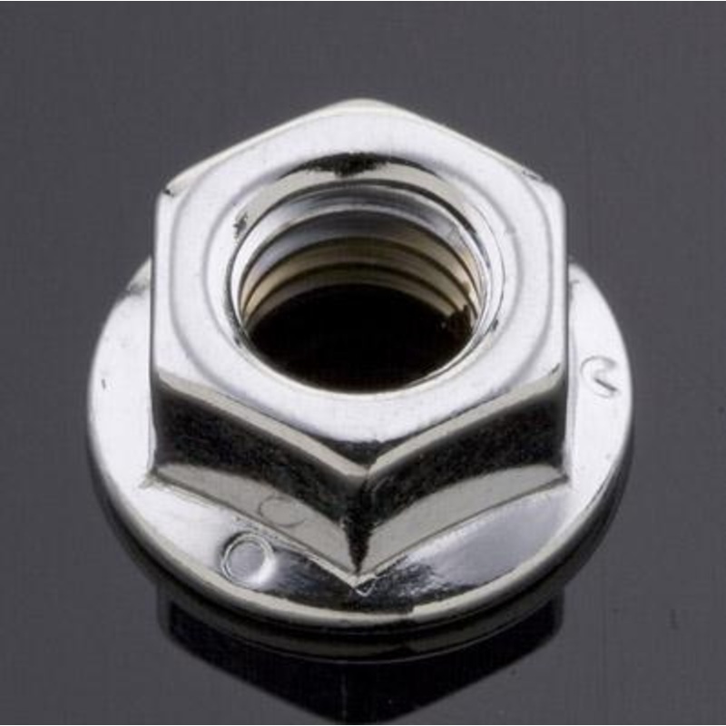 Gardner-Westcott Chrome Flange Nuts – 5/16in.-24 – Fine Thread 07-44549