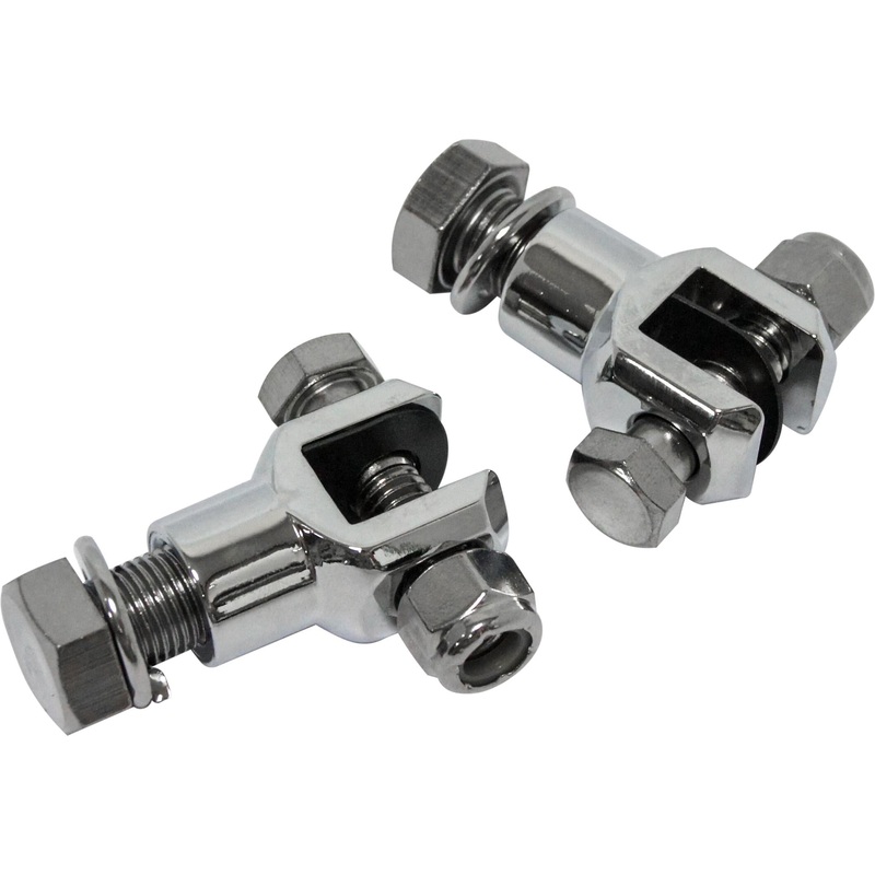 HardDrive Footpeg Clevis Mounts – Chrome – 1/2in.-20 Thread 30-686A