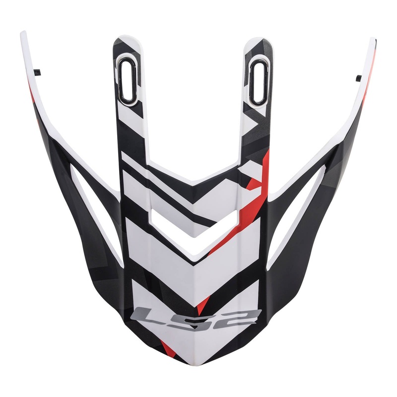 LS2 MX436 Pioneer Peak Xtreme – Matte Black / White / Red