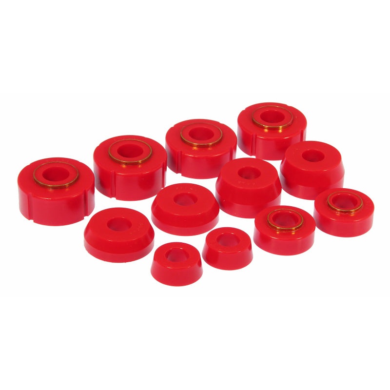 Prothane 66-79 Ford F100-350 4wd Body Mount – Red