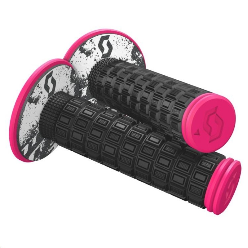 Scott USA Mellow ATV Grips – Black/Pink 269305-1254