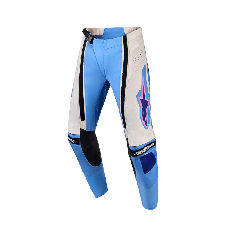 ALPINESTARS 2026 STELLA TECHSTAR NOMUR PANTS – LIGHT BLUE OFF WHITE BLACK 26