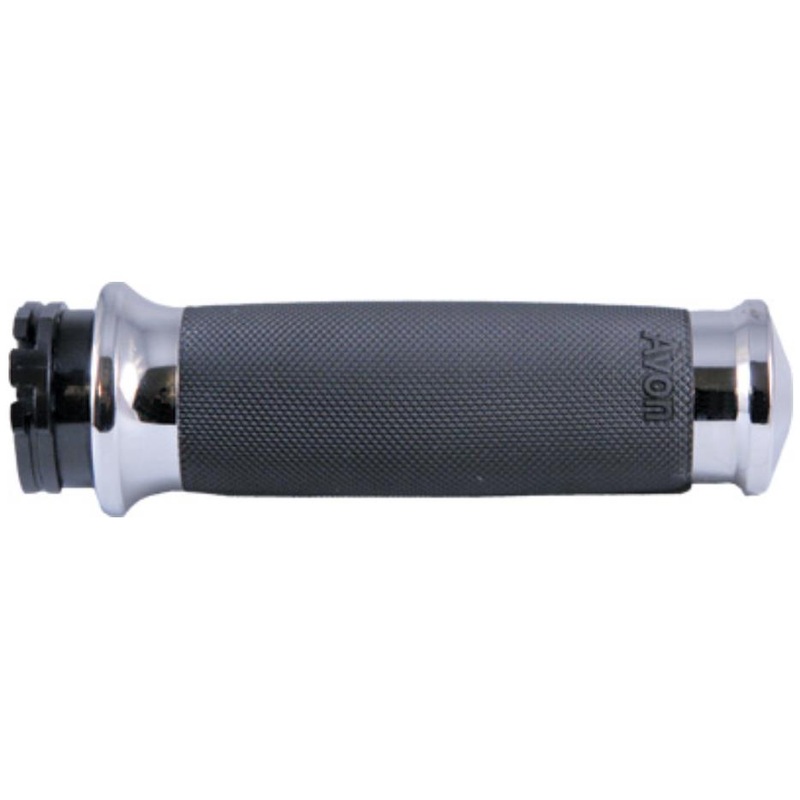 Avon Grips Custom Contour Heated Grips – Chrome CC-85-CH-FLY-HT