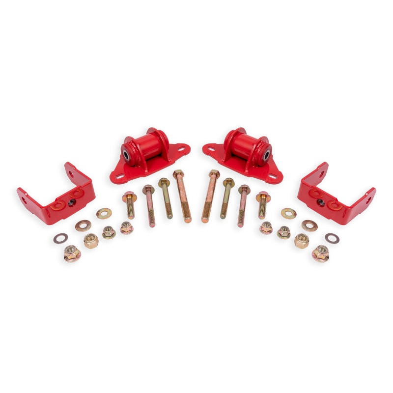 BMR 14-19 Chevrolet Corvette Polyurethane Transmission/Differential Mount – Red