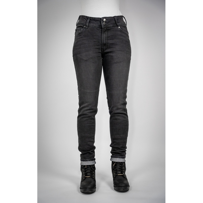 BULL-IT LADIES RAVEN STRAIGHT JEANS SHORT LEG – BLACK 8