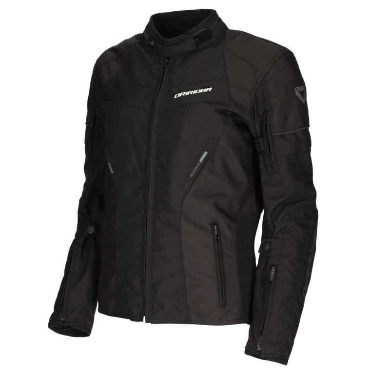 DRIRIDER VIVID 3 LADIES JACKET – BLACK/WHITE 6