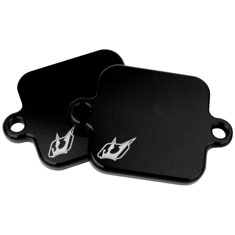 Driven Racing Engine Block Off Plates – Black DSBLOCK-2