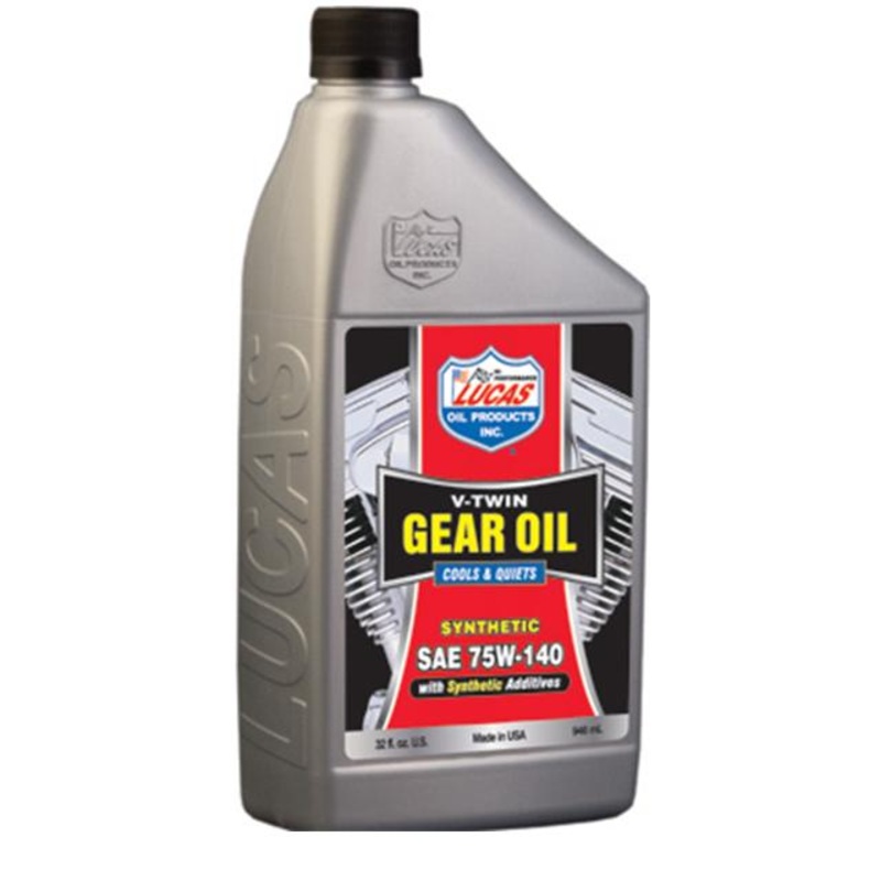 Lucas Oil V-Twin Gear and Transmission Oil – 75W140 – 1qt. 10791