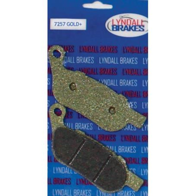 Lyndall Racing Brakes Gold+ Brake Pads 7257-GPLUS