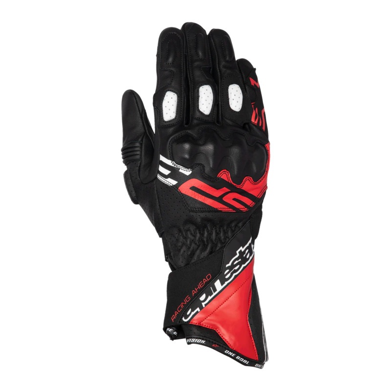 ALPINESTARS SP 3 GLOVES – BLACK BRIGHT RED WHITE 56