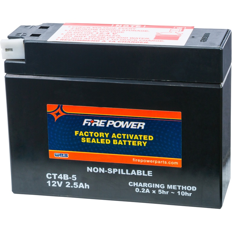 Fire Power Factory Activated Maintenance Free Sealed Battery CT4B-5