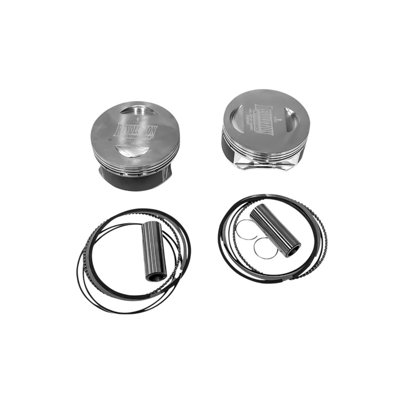 Revolution Performance Monster Big Bore Piston Kit (124in. Flat Top) – Bore 4-1/4in. – Stroke 4-3/8in. – 11.2:1 Compression RP301-111W