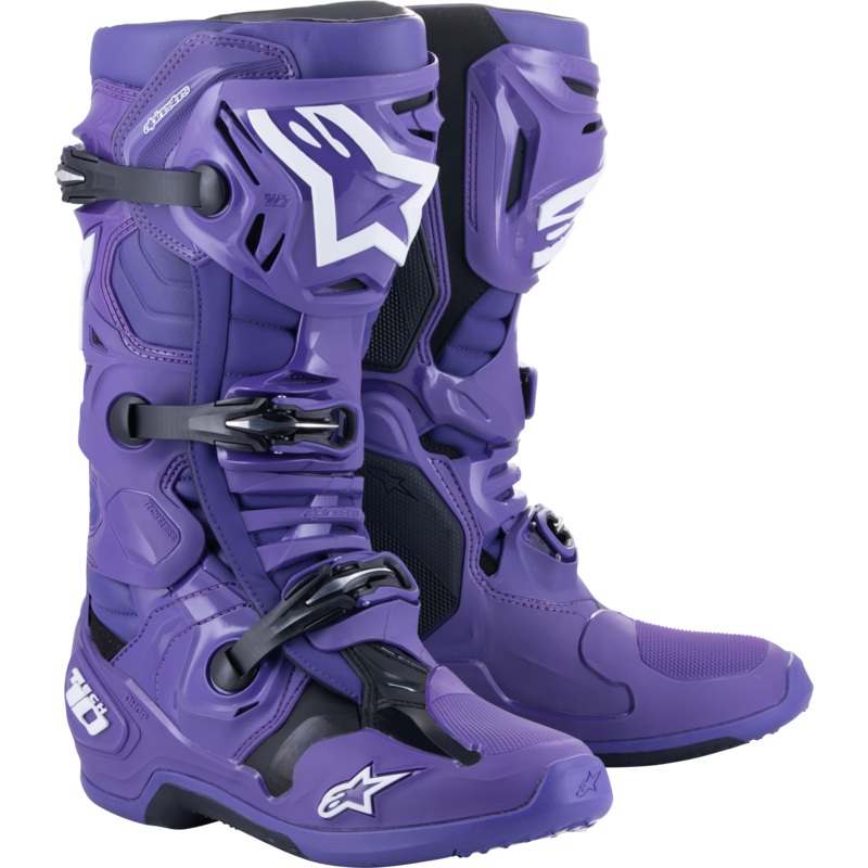 alpine star 482-13209 Tech 10 Boots Ultraviolet Black Sz 9
